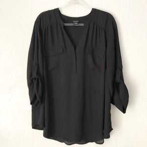 Torrid Black Blouse